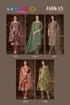 Jarkan Vol 4 By Vipul Shimmer Organza Embroidery Salwar Kameez Wholesale Shop In Surat

